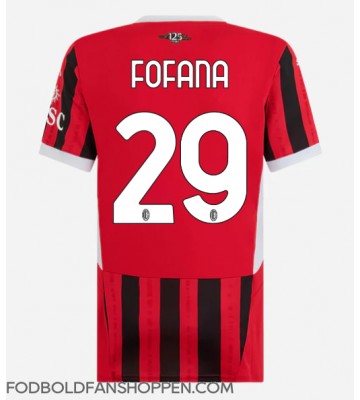 AC Milan Youssouf Fofana #29 Hjemmebanetrøje Dame 2024-25 Kortærmet